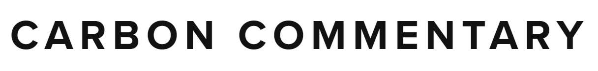 carbon commentary banner