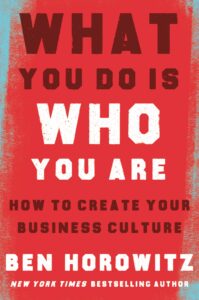 how to get started in climate tech: learn - Ben Horowitz hat you do is who you are - climate tech books for founders