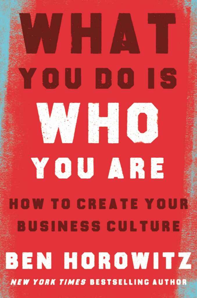 how to get started in climate tech: learn - Ben Horowitz hat you do is who you are - climate tech books for founders