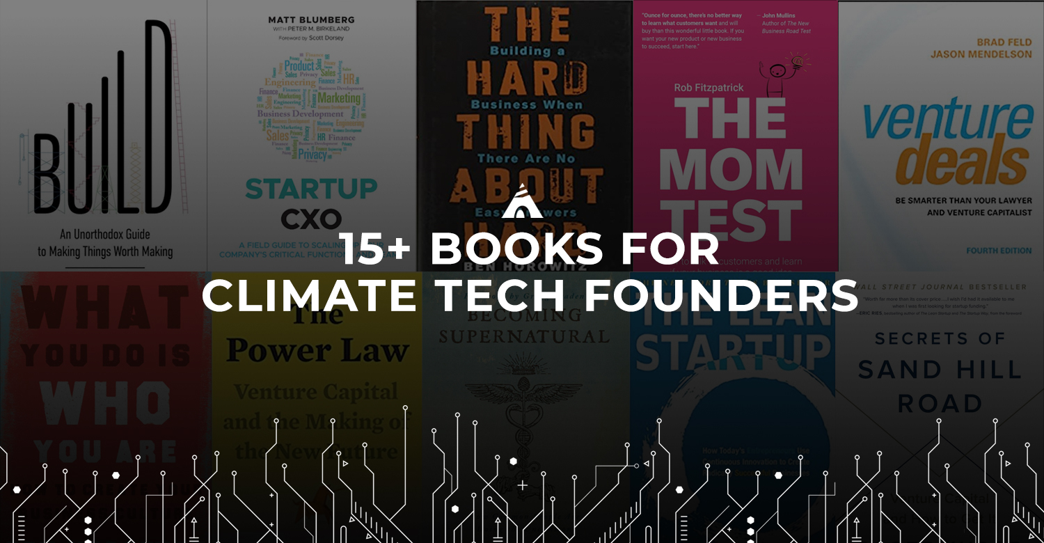15 Books for Climate Tech Founders
