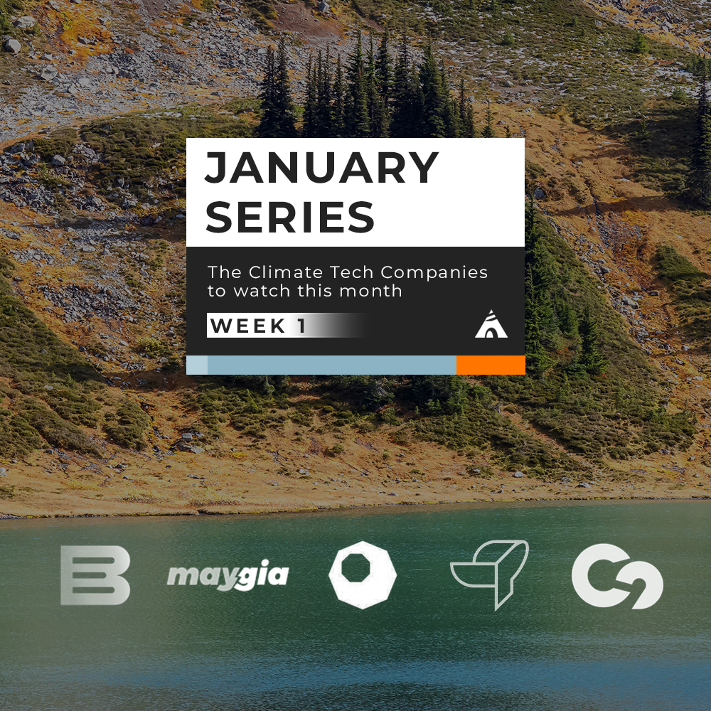 January week 1 climate tech startups to watch