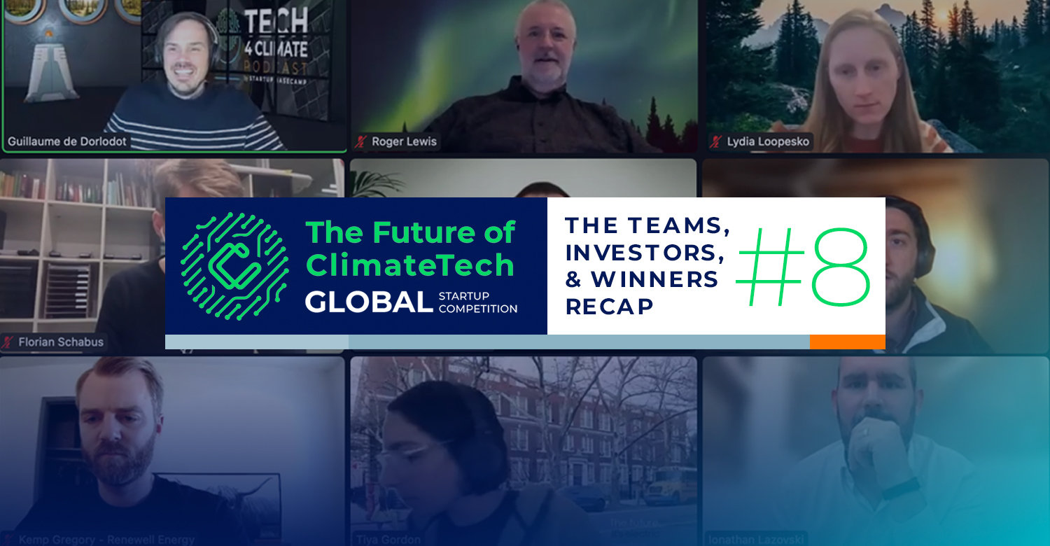 8th quarterly climate tech pitch competition
