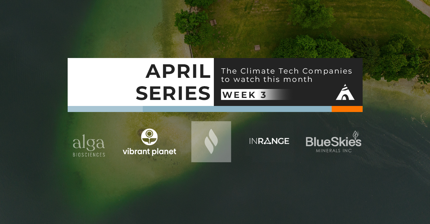 Climate tech startups to watch April week 3